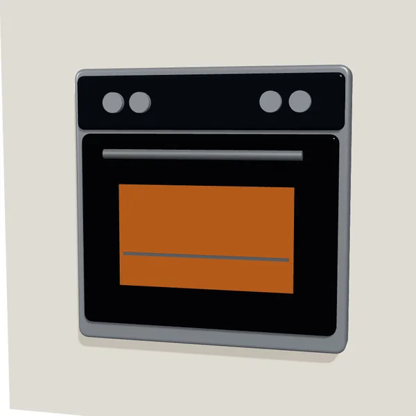 Horno empotrable de acero inoxidable